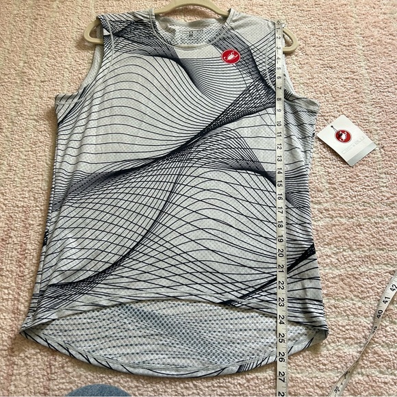 NWT Castelli Mens Gray Navy Sleeveless Cycling Tank Top Size 2XL - Picture 8 of 9